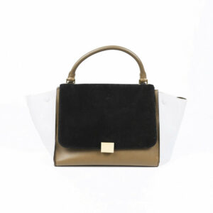 Celine Medium Trapeze Calfskin Satchel Bag