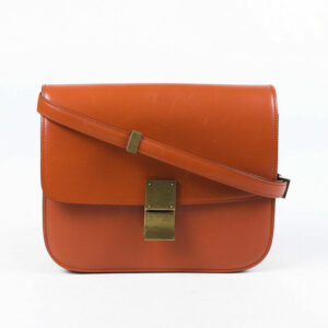 Celine Medium Classic Box Calfskin Crossbody Bag