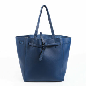 Celine Bag Cabas Phantom Blue Leather Tote