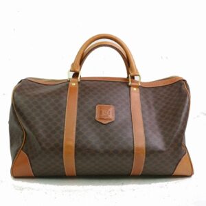 new Celine Boston Bag Brown Macadam PVC (SHC1-14824)