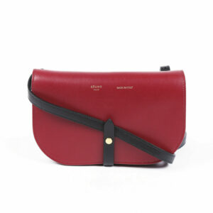 Celine Leather Strap Clutch Crossbody Bag