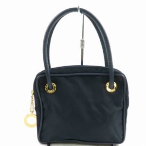 Celine Hand Bag Navy Blue Nylon (SHC1-15695)
