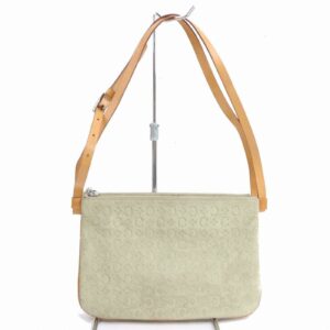 Celine Shoulder Bag Gray Suede Leather (SHC1-14238)