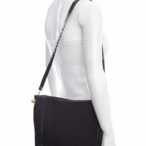 Bottega Veneta Vintage Black Woven Handbag