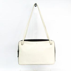 Celine White and Black Leather Shoulder (SHA-39040)