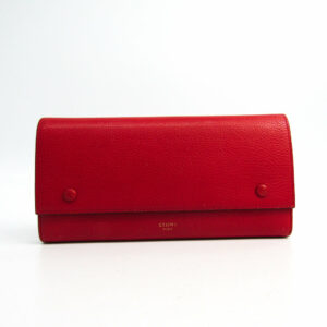 Celine Red Leather Large Flap Wallet (SHA-20068)