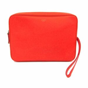 Celine Orange Leather Clutch Pouch (SHA11631)