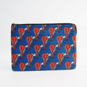 Celine Printed Leather Solo Clutch (SHA-28647)