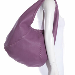 Bottega Veneta Purple Leather Hobo