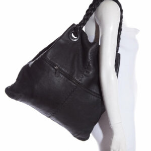 Bottega Veneta Black Leather Julie Tote