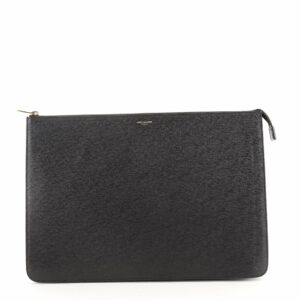 Zipped Document Holder Leather Large
