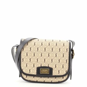 Flap Satchel Monogram All Over Canvas and Leather Medium