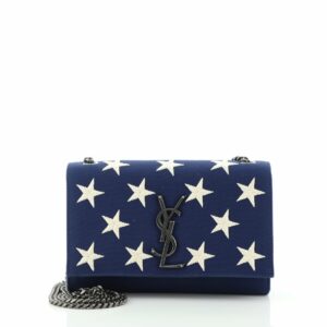 Classic Monogram Crossbody Bag Embroidered Canvas Small