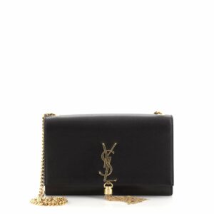 Classic Monogram Tassel Crossbody Bag Leather Medium