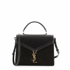 Cassandra Top Handle Bag Leather and Suede Medium
