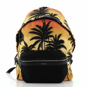City Backpack Printed Canvas