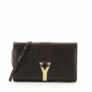 Classic Y Chain Wallet Leather