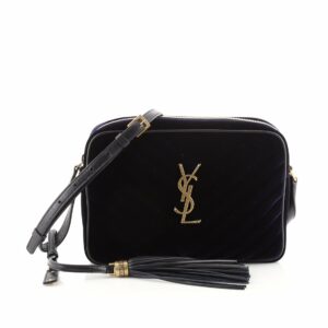 Lou Camera Bag Matelasse Chevron Velvet Small