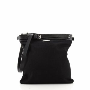 Belted Flat Messenger Canvas Medium