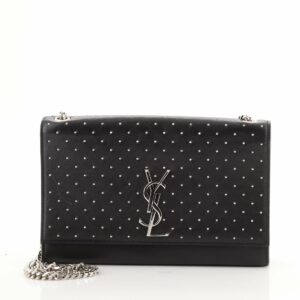 Classic Monogram Crossbody Bag Studded Leather Medium