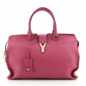 Classic Y Cabas Leather Medium