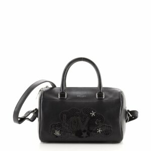 Classic Baby Duffle Bag Patchwork Leather