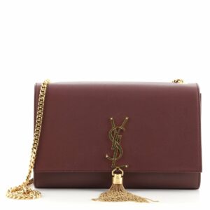Classic Monogram Tassel Crossbody Bag Leather Medium