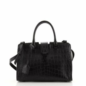 Monogram Cabas Crocodile Embossed Leather Small