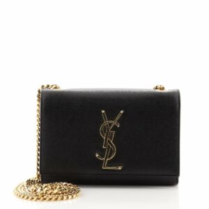 Classic Monogram Crossbody Bag Grainy Leather Small