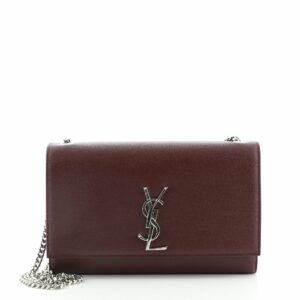 Classic Monogram Crossbody Bag Grainy Leather Medium