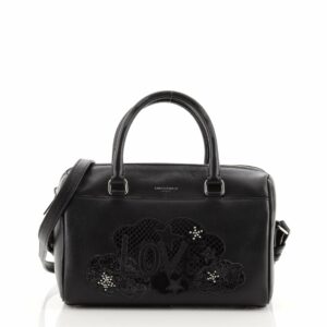 Classic Baby Duffle Bag Patchwork Leather