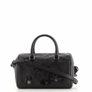 Classic Baby Duffle Bag Patchwork Leather