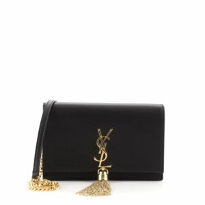 Classic Monogram Tassel Chain Wallet Leather