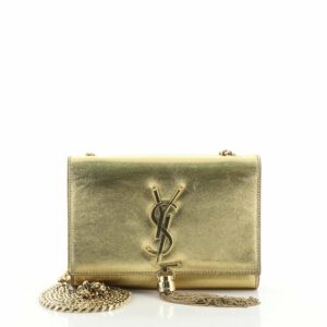 Classic Monogram Tassel Crossbody Bag Leather Small