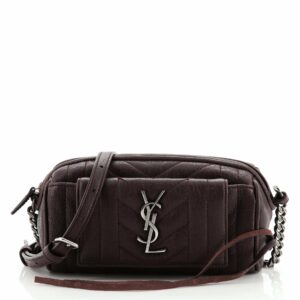 Classic Monogram East West Rider Bag Matelasse Chevron Leather