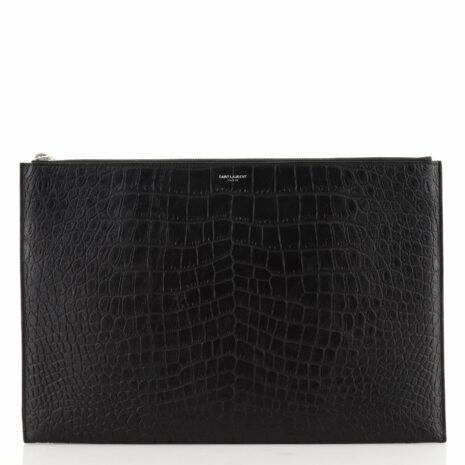 73781-89_20Saint_20Laurent_20Zip_20Pouch_20Crocodile_20Embosse_2D_0002