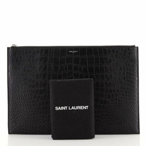 73781-89_20Saint_20Laurent_20Zip_20Pouch_20Crocodile_20Embosse_2D_0003