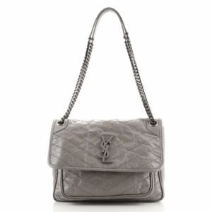 Niki Chain Flap Bag Matelasse Chevron Leather Medium