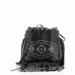 Helena Bucket Bag Studded Leather Small