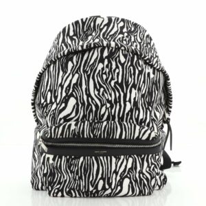 City Backpack Printed Canvas