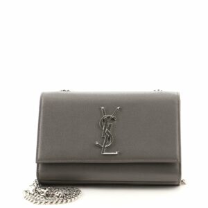 Classic Monogram Crossbody Bag Grainy Leather Small