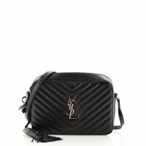 Lou Camera Bag Matelasse Chevron Leather Small