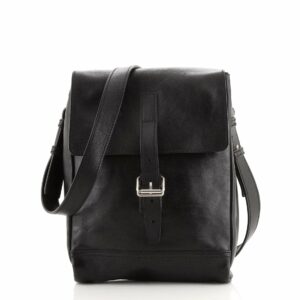 Belted Flap Messenger Leather Small