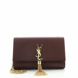 Classic Monogram Tassel Crossbody Bag Leather Medium
