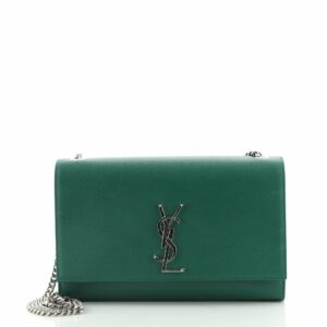 Classic Monogram Crossbody Bag Grainy Leather Medium