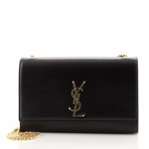 Classic Monogram Crossbody Bag Grainy Leather Medium