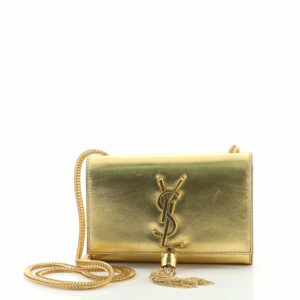 Classic Monogram Tassel Crossbody Bag Leather Small