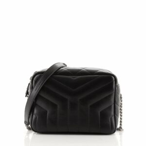 LouLou Bowling Bag Matelasse Chevron Leather Small