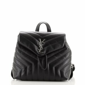 LouLou Backpack Matelasse Chevron Leather Small