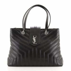 LouLou Tote Matelasse Chevron Leather Large